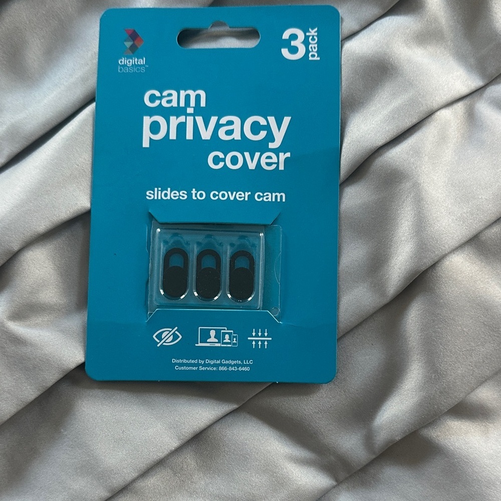 Black Camera Privacy Cover 3-Pack